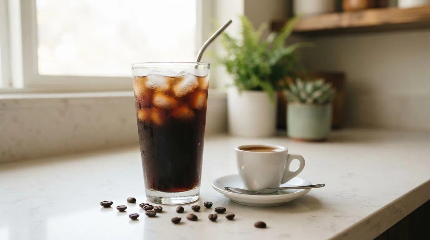 Cold brew and espresso compared for low FODMAP diets, focusing on caffeine and chlorogenic acids